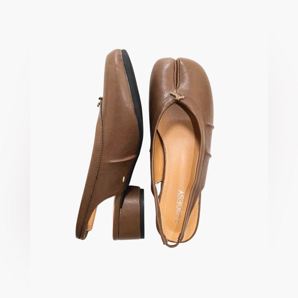 RABOESY Wrinkles Tabi Sandal Pumps size 5 (fits like a 6.5) Retails $74